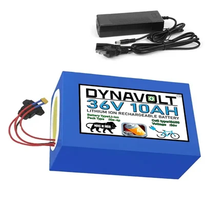 Heavy Duty 36V 10Ah Li-on Rechargeable Battery with 5A Fast Charger, Advance BMS & 10S4P Configuration (6 Month Warranty)