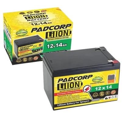 PAD CORP 12V 14 Ah Lithium Ion Battery for Sprayers (1 year Warranty)