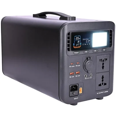 GIGAWATTS K1200 Portable Power Station LiFePo4 Battery 1200W AC USB & Type C for Outdoor, Camping, Fishing, Emergency, RV 