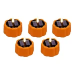 Premium Quality Solar Diwali Diya, Waterproof Pumpkins LED Candles Without Flame For Garden, Home Decoration(Pack Of 5)