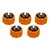 Premium Quality Solar Diwali Diya, Waterproof Pumpkins LED Candles Without Flame For Garden, Home Decoration(Pack Of 5)