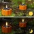 Premium Quality Solar Diwali Diya, Waterproof Pumpkins LED Candles Without Flame For Garden, Home Decoration(Pack Of 5)