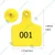 Livestock 100 Sequential Numbered Ear Tags For Goats, Pigs, Cattle & More