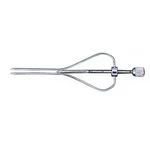 SS Teat Dilator with Screw Veterinary Surgical Instrument For Treating Injured or Blocked Teats in Livestock