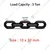 Heavy Duty 10 x 30 mm G80 Alloy Steel Load Chain - 3 Ton Load Capacity for Rigging, Hoisting,Towing etc.(Chain Length-3 Meter)