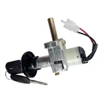 E-Trendo Ignition Lock Set 27mm-37mm Electric Scooty Steering & Built-in Seat Lock Anti-Theft Protection