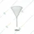 SBT Polypropylene Long Stem Funnels 100ml for Bottle Filling (Essential Oil, Perfume, Lab Bottles, Laboratory)
