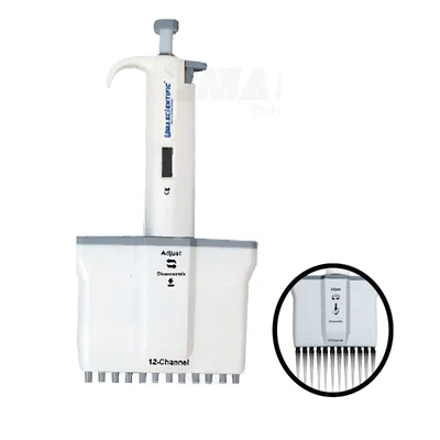 UMP12-V100 UM-Multi Model (12 channel),Variable Volume Pipettes for Cell Culture Maintenance