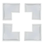 RK 60 mm L-Shape Pack Of 4 Plastic Paver Block Mould | 23 x 13 x 6 cm