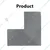 RK 60 mm L-Shape  Pack Of 4 Plastic Paver Block Mould | 23 x 13 x 6 cm