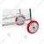 Premium Quality 80 Kg Load Capacity Double Wheels Steel Luggage Cart For Carring Goods