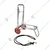 Premium Quality 80 Kg Load Capacity Double Wheels Steel Luggage Cart For Carring Goods