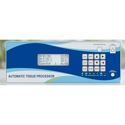 LuxMed 220V Automatic Tissue Processor with 20x4 JUMBO LCD & Dual Paraffin Baths for Histopathology