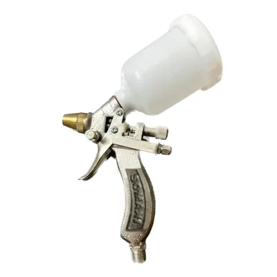 Somani 1/4 Pint Spray gun with 100 ml Cup Capacity and Aircup of Brass Material