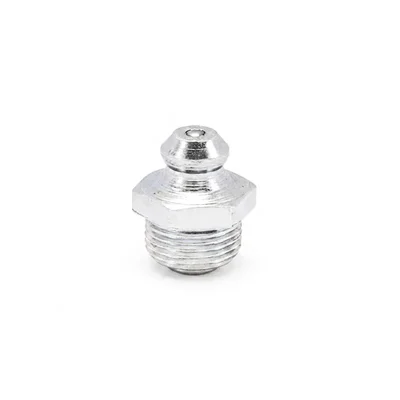 Kapson M10 x 1.0mm Straight Grease Nipples, 18mm Length Heavy Duty Zerk Fitting for Industrial Machinery (Pack of 20) K-332