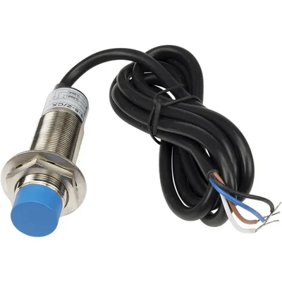 Nutronics 10-30V DC 6mm Sensing Range Metal Inductive Proximity Sensor Switch M-18 PNP NO