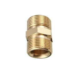 Shakti Technology M22 Male Brass Connector for Extension of Washer Hose Pipe (DP-24)(Pack-1 pc)