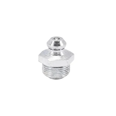 Kapson M8 x 1.0mm Straight Grease Nipples, 16mm Length Zerk Fitting for Heavy Machinery & Industrial Lubrication (Pack of 20) K-329
