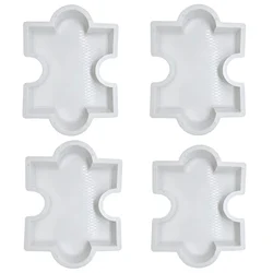  RK 60 mm Machhli Shape Pack Of 4 Plastic Paver Block Mould | 34 x 24 x 6 Cm