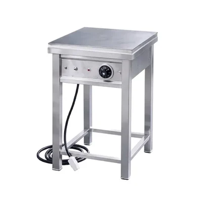 Vinayak Machines 2000 Watt Commercial Dosa Making 5 MM Tawa Thickness SS 15X15 Electric Dosa Bhatti Stand Type