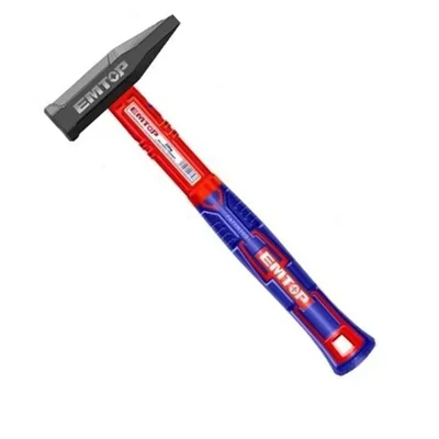 Emtop Machinist Hammer, 200g, Drop-Forged Steel Head, Fiberglass Handle (EHAMMH0200)