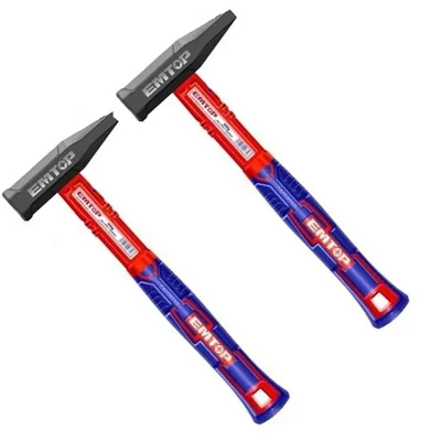 EMTOP 500g pack of 2 Carbon Steel Machinist Hammer, (EHAMMH0500)