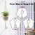 Ecofynd Macrame Plant Hanger Handwoven Cotton Hanging Planter for Home & Garden Decor(Pack of 2)
