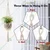 Ecofynd Macrame Plant Hanger 39 inch Handmade Cotton Flower Pot Holder for Decor(Pack of 2)