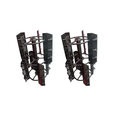 Heavy Duty 2 Pieces 14 Inch Mini Paddy Cage Wheel for 5 to 9 HP Diesel Power Tiller