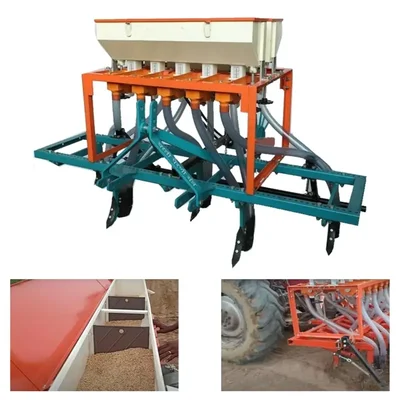 5 Row 10 Pipe Seed & Fertilizer Drill for Tractor 22HP Onwards
