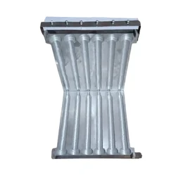 Candle Size Rs. 20/-  Aluminum Stand Candle Making Mold(Size-9 Inches,Capacity-3 Candle)