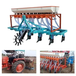 9 Row 18 Pipe Seed & Fertilizer Drill for Tractor 35HP Onwards