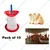 Premium Quality 3Kg Poultry Chick Feeder (Pack-10 pcs)