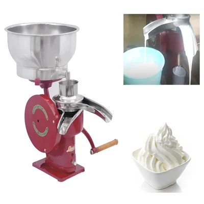 PARAS (Made in India) 160 LPH Hand Operated Milk Cream Separator MS Bowl, 22 Litres Tank Capacity