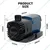 SUNSUN JTP-5800 Submersible Water Pump for Aquarium and Pond, 5800L/hr