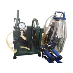 Made in India Single Bucket 0.5 HP Electric Milking Machine With 8 Nozzles for Cows & Buffaloes