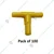 100 pcs of Plastic T-Shaped Joint/Connectors for Fish Tank / Aquarium