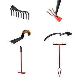 Heavy Duty 6 pieces of Manual Gardening Tool for Soil Care