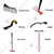 Heavy Duty 6 pieces of Manual Gardening Tool for Soil Care
