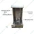 Commercial SS Table Top Double Burner Gas Shawarma Machine with Meat Holding Capacity 15 kg 