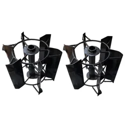 Made In India 2 Pieces 10 Inch Mini Paddy Cage Wheel for 5 to 9 HP Petrol Power Tiller 