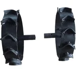 Heavy Duty 2 Pcs of 12 inch Iron Wheel for 5 to 9 HP Petrol Power Tiller