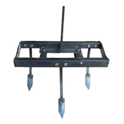 Made In India 3 Row Heavy Adjustable Cultivator Attachment For 5 to 12 HP Power Tiller