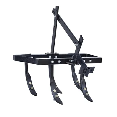 Mild Steel Economy 5 Tyne Adjustable Cultivator Attachment for 5 to 12 HP Power Weeder