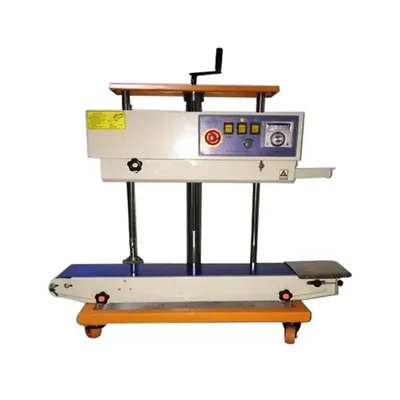 5 Kg MS Vertical Continuous Band Sealer with Jack Stand, 220W