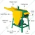 Made in India Chaff Cutter/Grass Cutter Machine, 500 to 1000 kg per hr with 2hp Motor