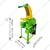 Blower Type 3 HP Chaff Cutter With 1000-1500 Kg/hr Capacity