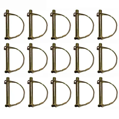 Heavy Duty 8 mm 15 Pcs Round D Pin For Power Tiller / Weeder