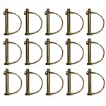 Heavy Duty 8 mm 15 Pcs Round D Pin For Power Tiller / Weeder