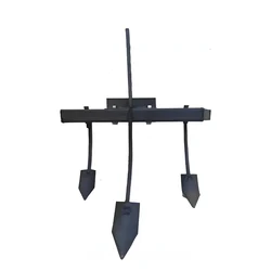 Mild Steel Economy Fix Cultivator Attachment for 5 to 10 HP Power Tiller